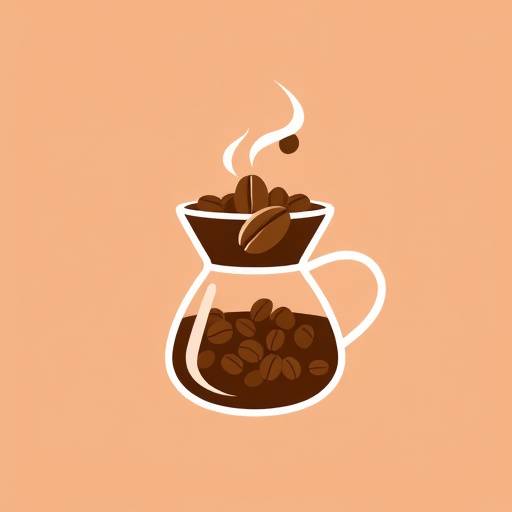 Bean & Brew logo - a coffee bean inside a brewing pot